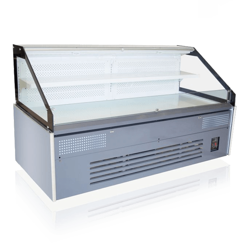Vetrina refrigerata aperta monostrato raffreddata ad aria multifunzione (tipo verniciato)