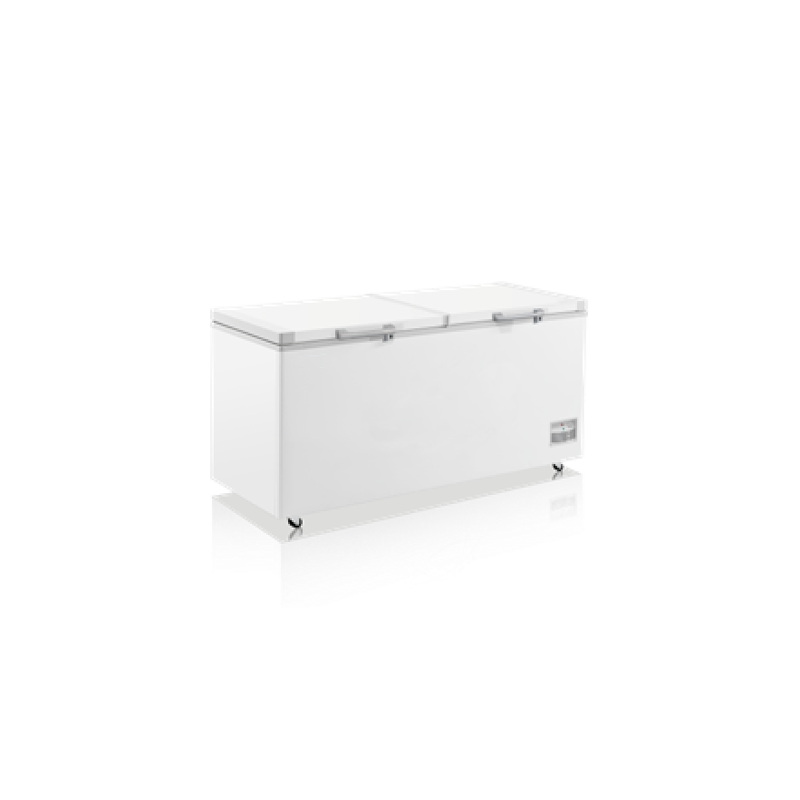 Congelatore a pozzetto monotemperatura con fondo curvo e apertura superiore