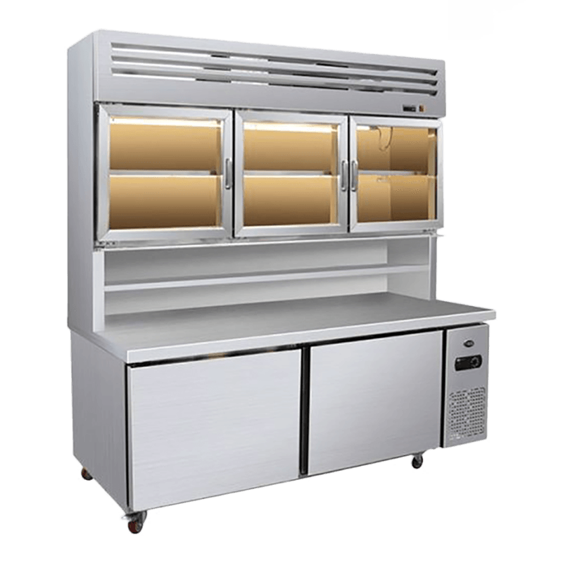 Raffreddatore multipiano combinato a fondo piatto