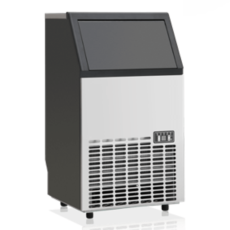 Fabbricatore di ghiaccio in acciaio inossidabile, a basso rumore